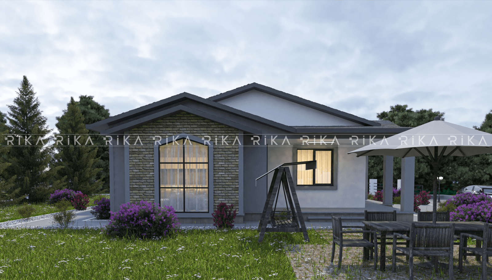 113 m² Single Story Reinforced Concrete Villa