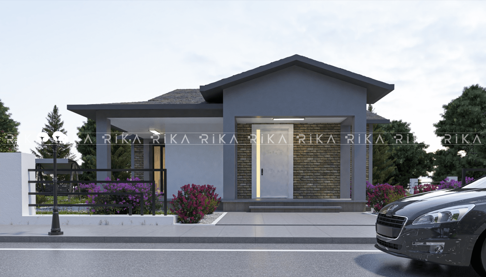 113 m² Single Story Reinforced Concrete Villa