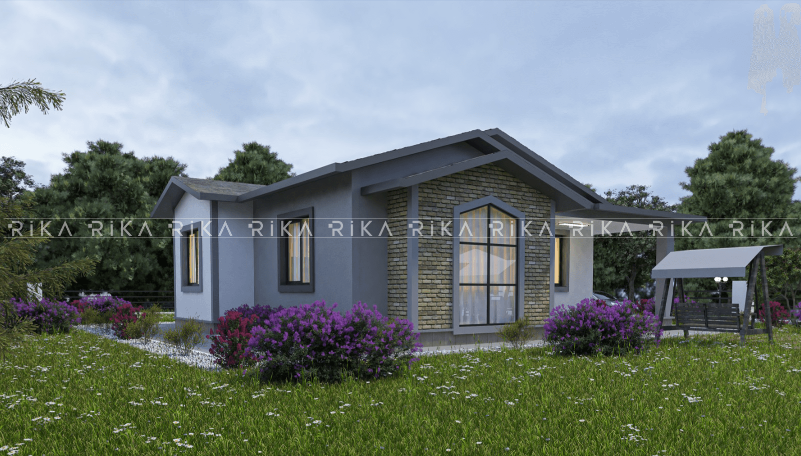 113 m² Single Story Reinforced Concrete Villa