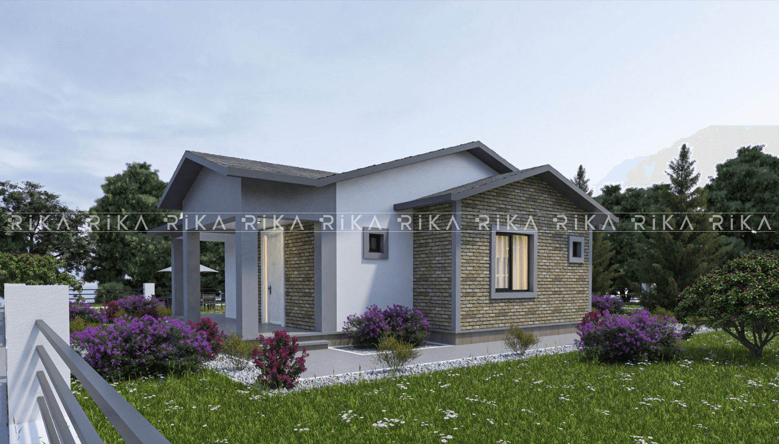 113 m² Single Story Reinforced Concrete Villa