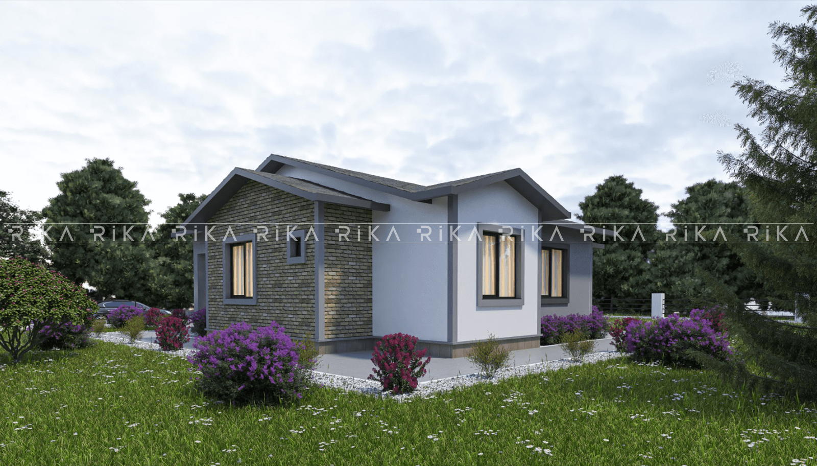 113 m2 Tek Katlı Betonarme Villa